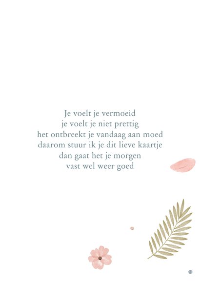 Beterschapskaart Met Leuke Tekst Kaartje Go