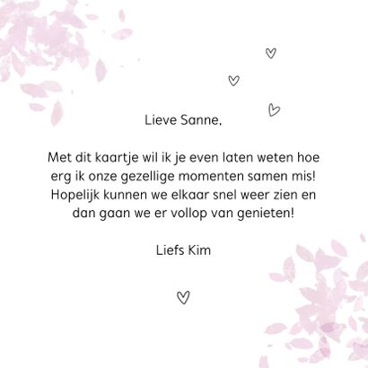 Liefde Kaart Een Lief Berichtje Voor Jou Kaartje Go