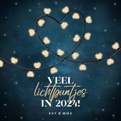 Liefdevolle Kerstkaart Veel Lichtpuntjes In Kaartje Go