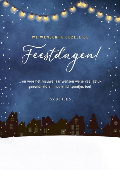 Sfeervolle Nostalgische Kerstkaart Kabouters Kaartje Go