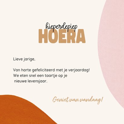 Verjaardagskaart Hieperdepiep Hoera Met Kaartje Go