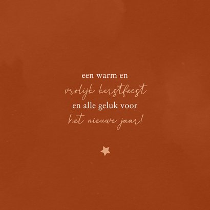 Waterverf Kerstkaartje Roest Rood Met Jaartal Kaartje Go