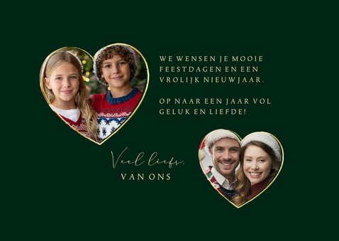 Kerstkaart Met Eigen Foto Feestelijk Uitsnede Kaartje Go