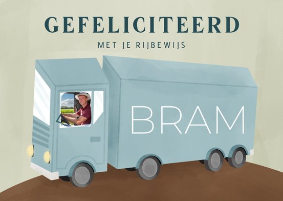 Gefeliciteerd Met Je Rijbewijs Felicitatiekaart Kaartje Go