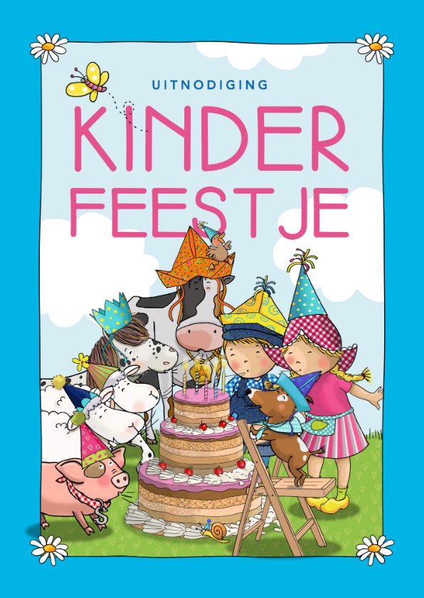 Fien Teun Kinderfeestje Kinderfeestjes Kaartje Go