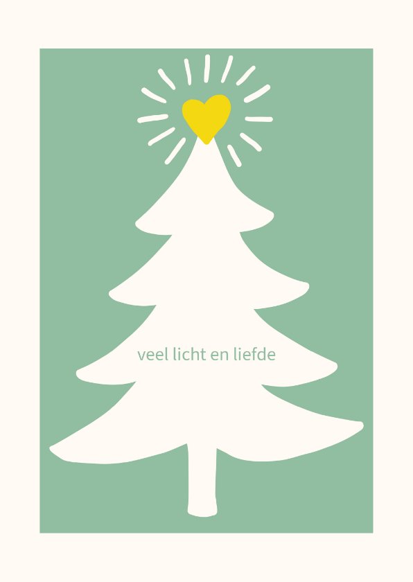 Kerstkaart Licht En Liefde Met Kerst Kaartje2go