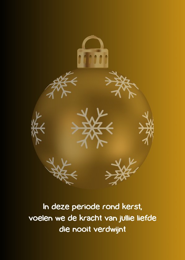 Stilgeboorte Kerstkaart Voor Grootouders Kaartje2go