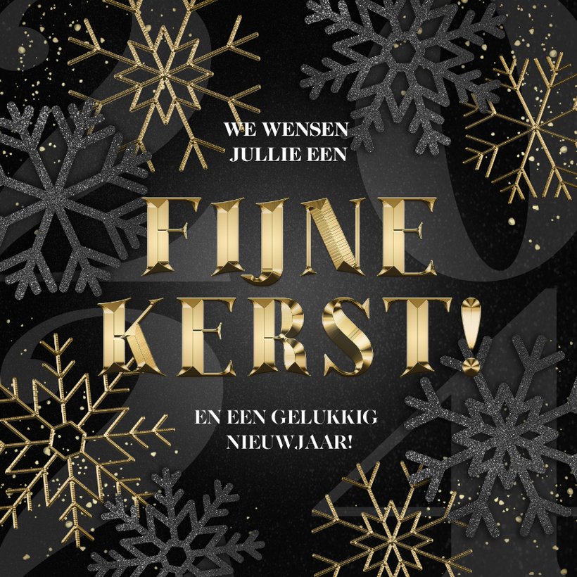 Zakelijke Kerstkaart Fijne Kerst 2024 En Kaartje2go