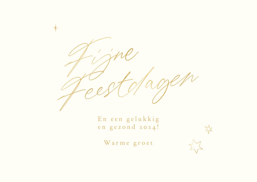 Kerstkaart Grote Foto Fijne Feestdagen Met Kaartje2go