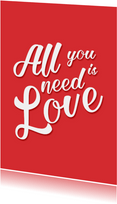 All you need is love - DH