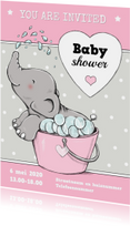 Babyshower olifantje bad IH