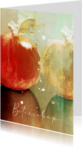 Beterschapskaart appels abstract
