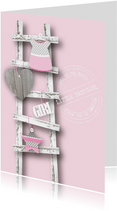 Felicitatie Meisje Ladder