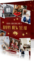 Fotokaart fotocollage happy new year