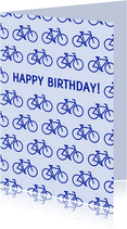 Geburtstagskarte Fahrräder