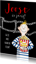 Kinderfeestje - jongen met popcorn