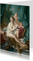 Kunstkaart van Fracois Boucher. Venus