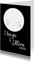 Liefdeskaart To the Moon