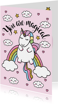 Liefdeskaart Unicorn Magical