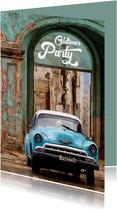Oldtimer Party met Cubaanse auto