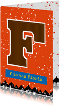 Sinterklaaskaart choco F