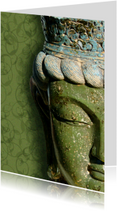 Spirituele kaart Boeddha groen