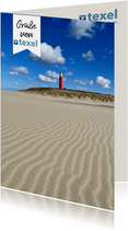 Strand und Leuchtturm