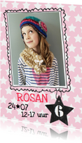 Uitnodiging kinderfeestje Rosan