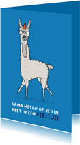 Uitnodiging Lama weten of je komt!
