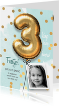 Uitnodiging verjaardag meisje 3 jaar
