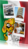 Vakantie Loeki in Italië pizza - A