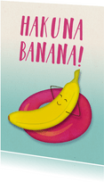 Vakantiekaart Hakuna Banana!