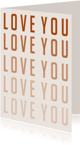 Valentijnskaart | LOVE YOU