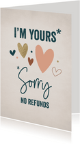 Valentijnskaart met grappige tekst