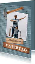 Vatertagskarte Heimwerker mit Foto