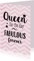 Verjaardagskaart Queen
