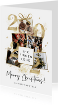 Weihnachtskarte Firma Fotocollage & Jahreszahl