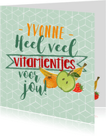 Beterschap vitamines fruit trendy