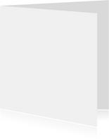 Blanco vierkante kaart voor een eigen rouwkaart ontwerp