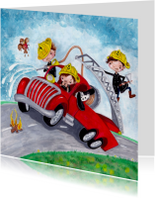 Brandweer Auto Illustratie