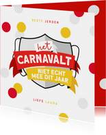 Carnavalskaart den bosch oeteldonk corona confetti