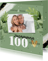 Einladungskarten 100 Geburtstag Kaartje2go