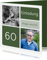 Einladungskarten 60 Geburtstag Selbst Gestalten Kaartje2go