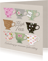 Einladung zum High Tea Geburtstag