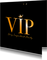 Einladungskarte zum Geburtstag VIP Party