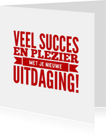 Wonderbaarlijk Gefeliciteerd met je nieuwe baan | felicitaties | Kaartje2go.be QM-95