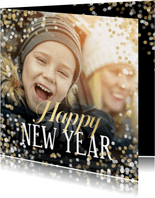 Grußkarte Foto Neujahr 'Happy New Year' 