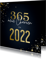 Neujahrskarte 365 neue Chancen