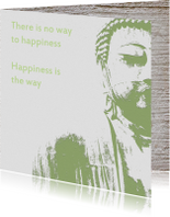 Spirituele kaart Buddha Happiness