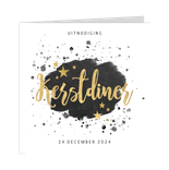 Uitnodiging kerstdiner | Kaarten kerstdiner | Kaartje2go